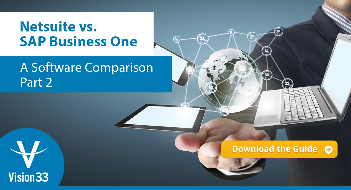 SAP Business One Vs. NetSuite Part 2: Global ERP Solution